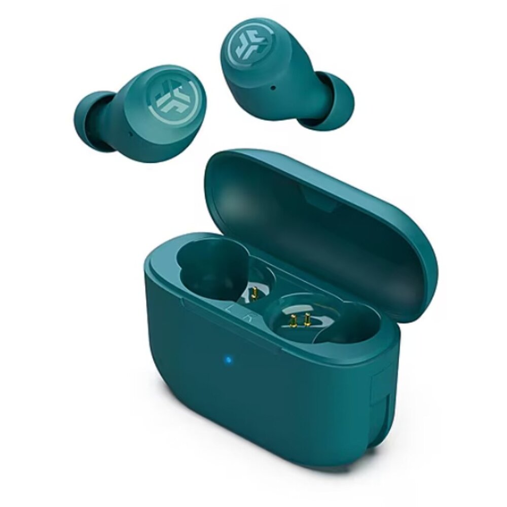 JLab Go Air Pop True Wireless Earbuds + Charging Case – Teal 🎧💙 | Brand New